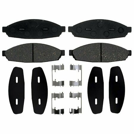 R/M BRAKES BRAKE PADS OEM OE Replacement With Hardware Ceramic PGD953C